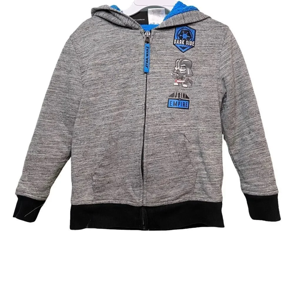 Starwars Fleece Hoodie Jacket in Size Kids 5T